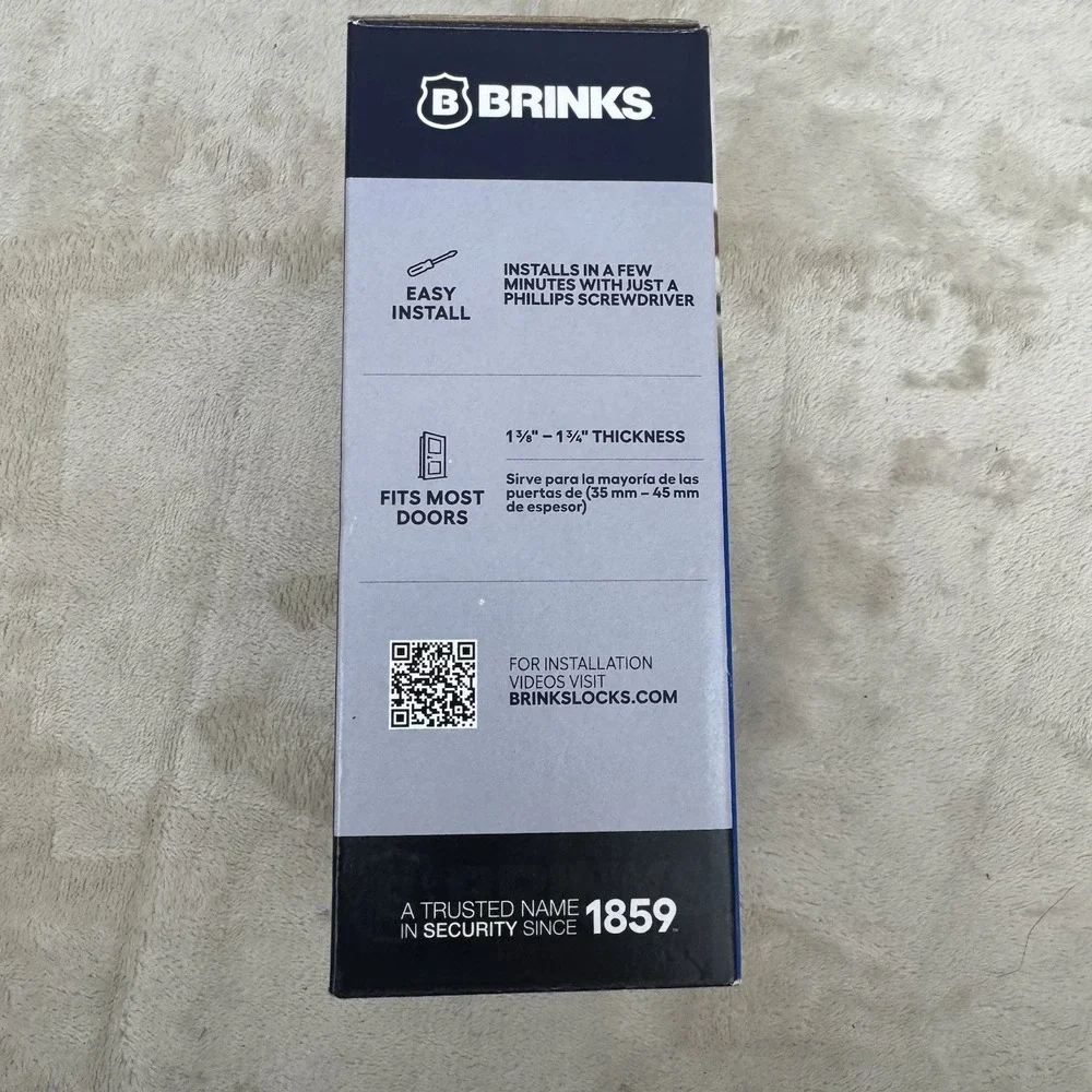 Brinks Bed Bath Privacy Door Knob Antique Brass Interior Lock 2112-109